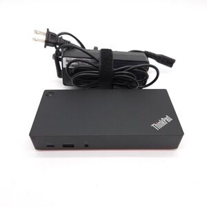 Lenovo ThinkPad LDC-G2 USB-C Dock Gen 2 Laptop Docking Station‎ W/ Power Adapter